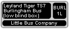 BURL1L Leyland Tiger TS7 / Burlingham bus (Low destination box)